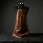 Tamsiai Ruda Prijuostė Su Kišene