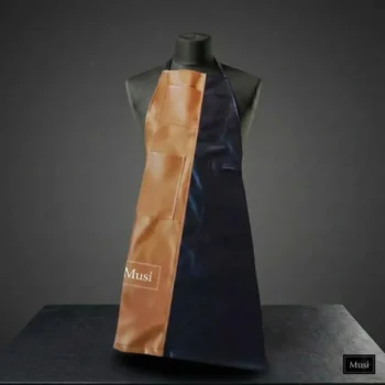 Ruda/Juoda Prijuostė Su Kišenėmis